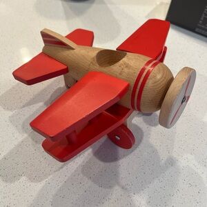 Hearth & Hand Wood Toy Airplane
